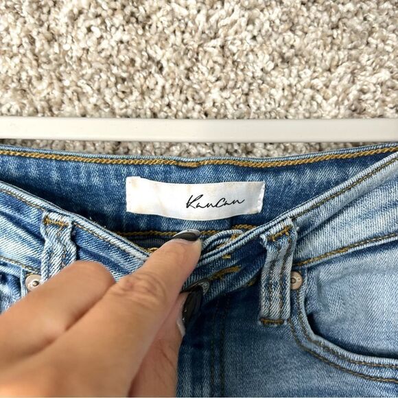 KanCan Jeans Women’s 25 High Rise Ankle Skinny Stretch Light Wash Denim - Picture 5 of 8